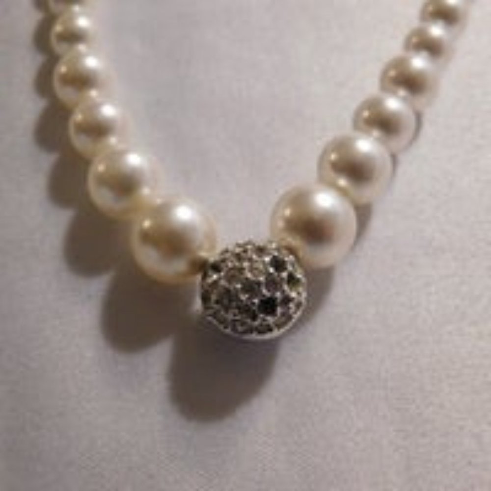 Swarovski Pave Ball Necklace